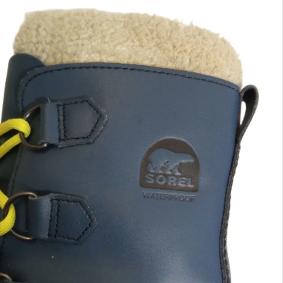 Sorel  Waterproof Insulated Snow Boots Sherpa Lined Duck Winter Boot Sz 4 - Picture 7 of 8
